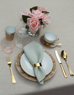 Набор столовых приборов на 6 персон 24 предметов Herdmar Asia Gold 42