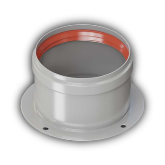 Адаптер дымохода D80 воздуховод для перехода на двухтрубную систему