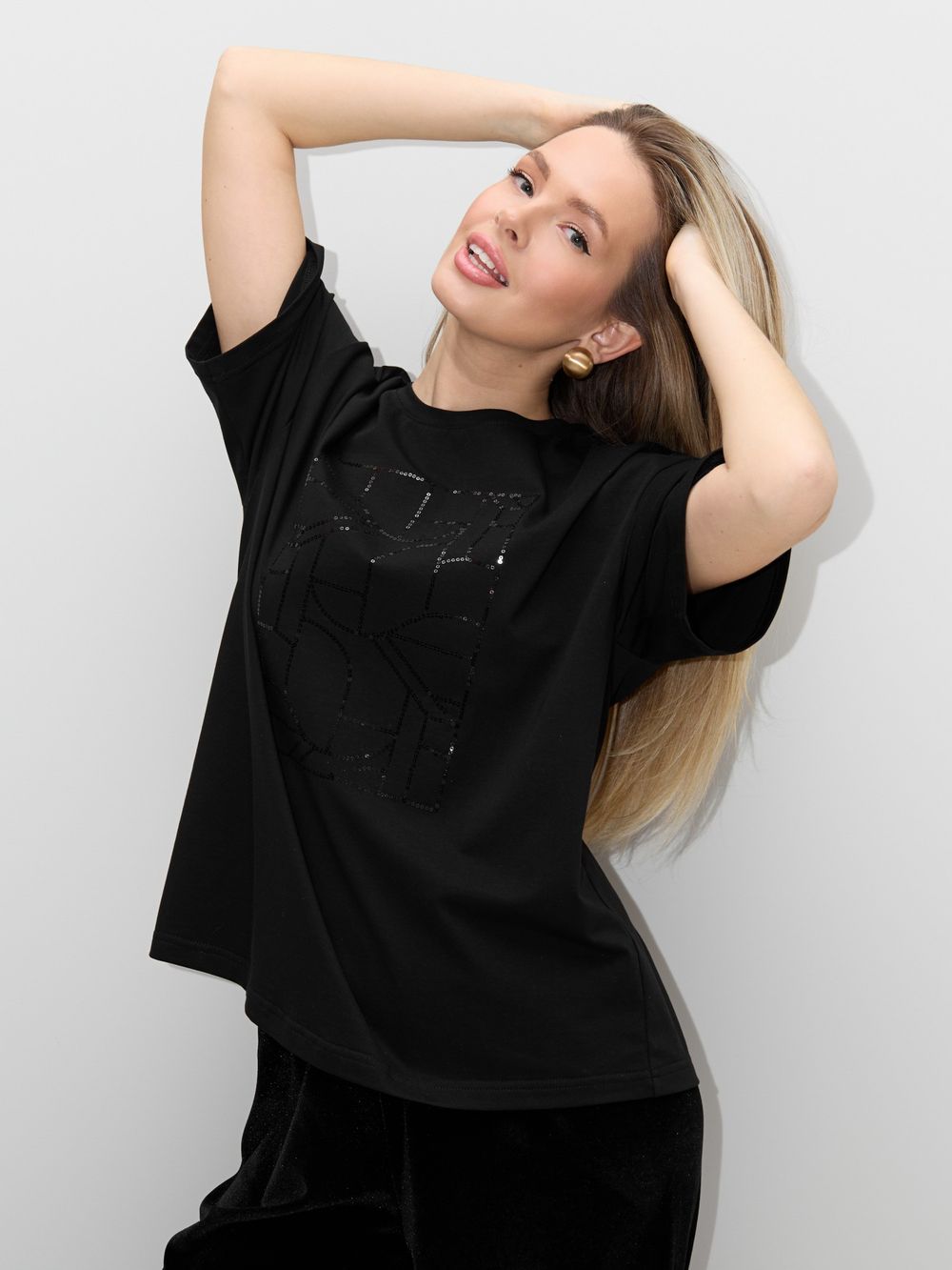 Футболка Майна-2 Виотекс ЧЁРНЫЙ