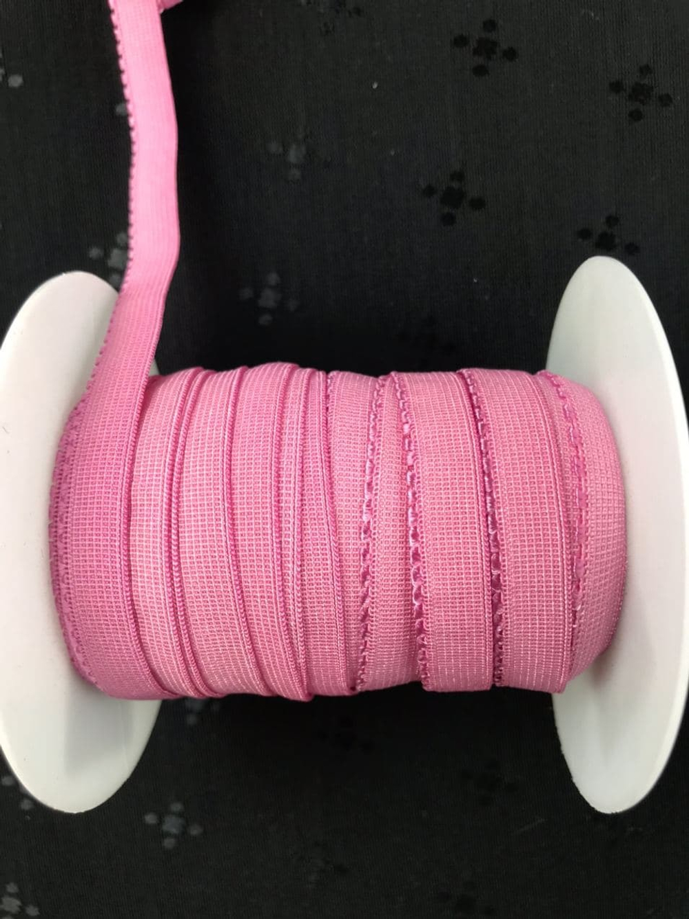 Отделочная резинка становая ярко-розовая 10 мм