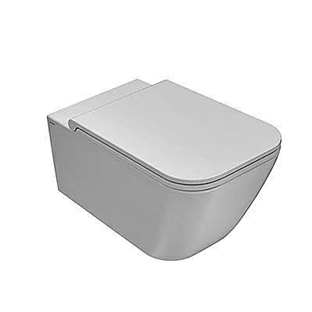 Унитаз подвесной GLOBO Stone STS05.BI белый матовый, безободковый