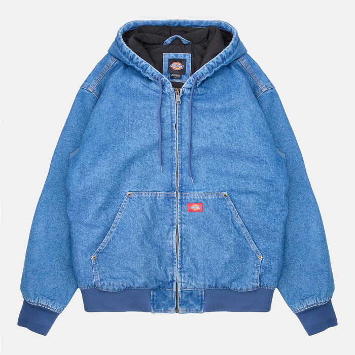 Куртка мужская Dickies Hooded Denim Jacket артикул:DK0A89FBCLB1 - купить в магазине Дайс