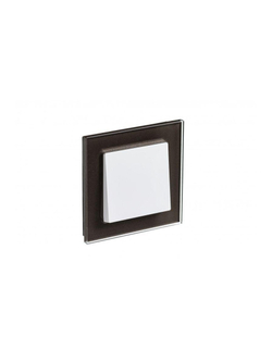 Рамка 1-м AtlasDesign Nature стекло мокко SE ATN320601