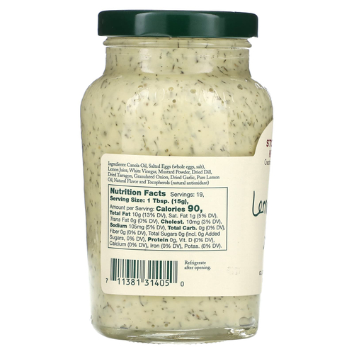 Stonewall Kitchen, Айоли, с лимоном и травами, 291 г (10,25 унции)