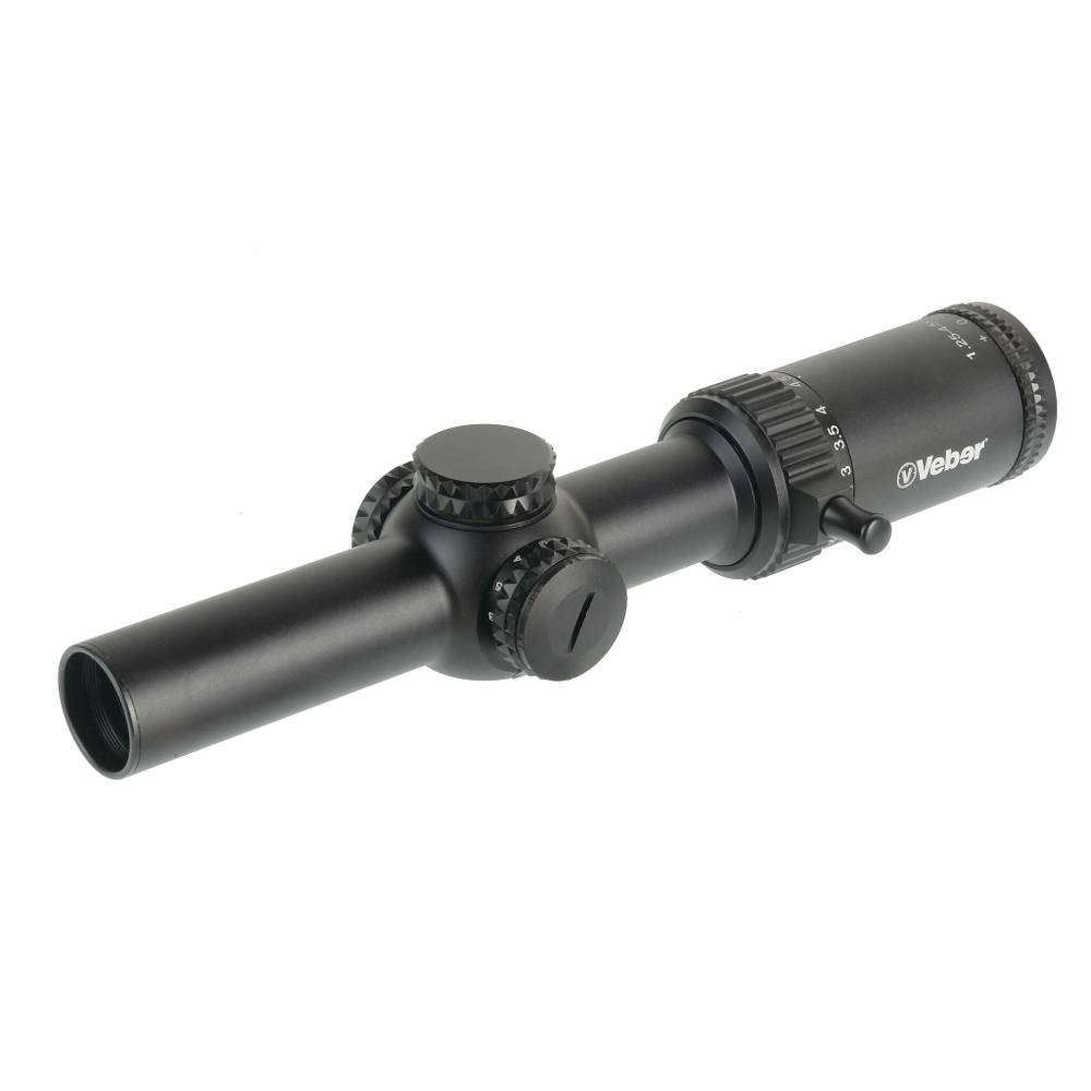 Оптический прицел Veber Wolf 1,25-4,5х26 IR FD07 Загонник, с подсветкой прицельной сетки