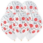 Набор шаров И 14 Поцелуи, 5 ст, 2 цв.,Прозрачный Кристалл/25 шт. / (Италия)