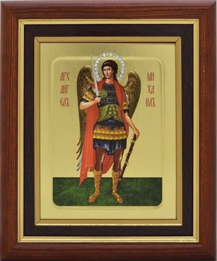 Икона архангела Михаила, писанная в монастыре.