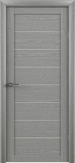 Межкомнатная дверь Альберо Тренд Т-1 ясень дымчатый стекло мателюкс