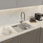 Мойка настол.монтаж 60х50 (3,0) прав. вып 3 1/2  MIXLINE PRO с ФАСКОЙ 20см с сифоном (сатин)