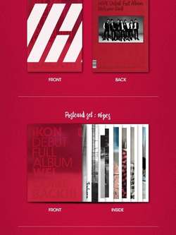 Альбом iKON - WELCOME BACK Debut Full Album RANDOM Version