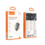 Автомобильное зарядное устройство Hoco Z62A PD30W (metal grey)