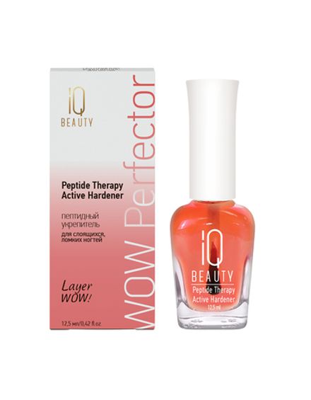 IQ Beauty Peptide Hardener - Пептидный укрепитель для слоящихся и ломких ногтей, 12,5мл