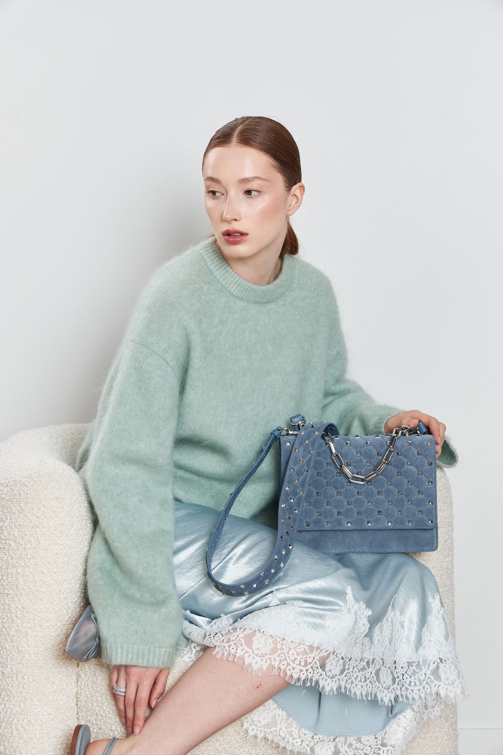 BAD GIRL LARGE BAG BLUE