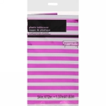 Скатерть фольгированная «Фантазия» 137*183см цвет розовый, пвх