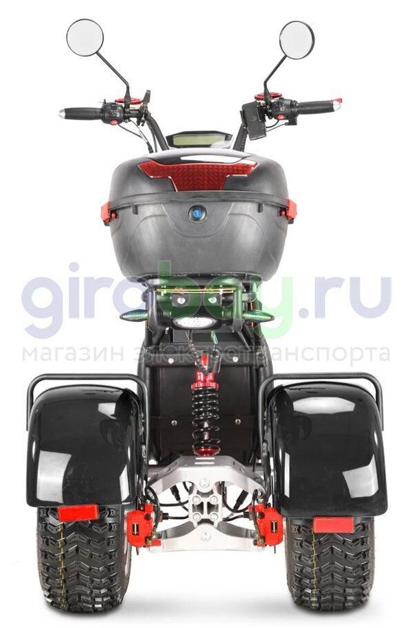 Электроскутер WHITE SIBERIA IKRA 5000w - (Черный)