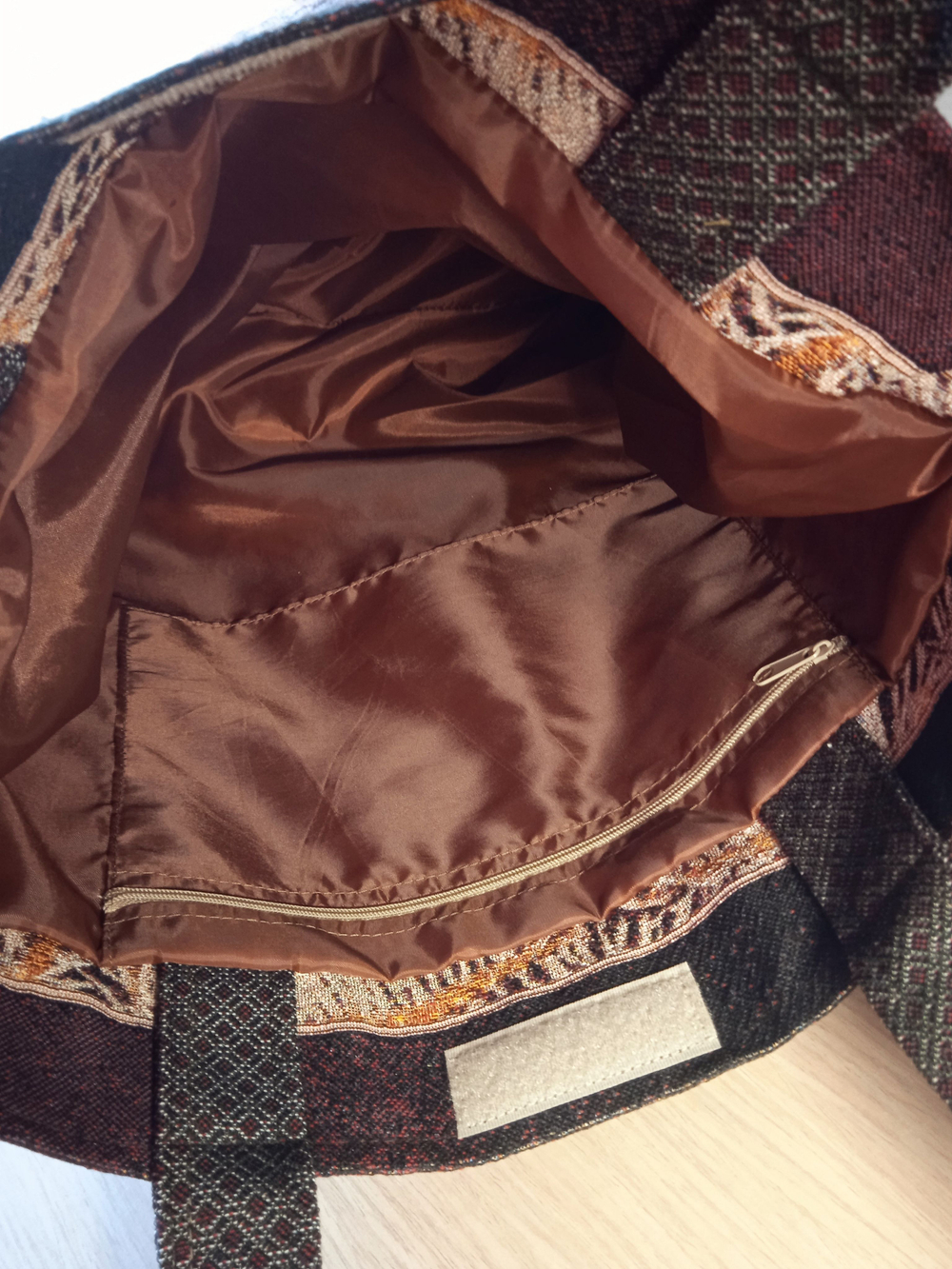 Гобеленовая сумка Филин Феликс (39х39х12)