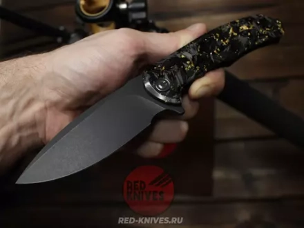 Нож складной CIVIVI Praxis C803J сталь 9Cr18MoV, рукоять Carbon