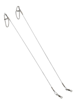 Поводок для рыбалки Saikyo Titan 1x1 Jerk №2 STOJ23030, 30кг/30см, 2 штуки в комплекте