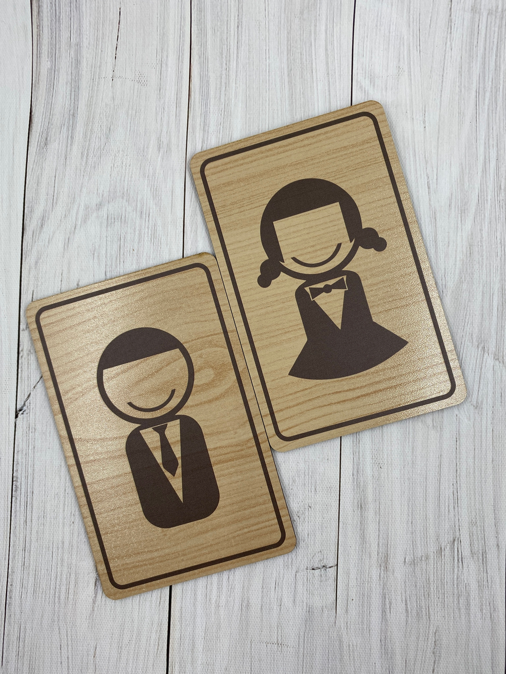 Табличка на туалет (пара М+Ж)