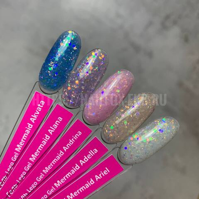 LOVELY Гель для наращивания и укрепления Lego Gel Mermaid Andrina, 15 гр