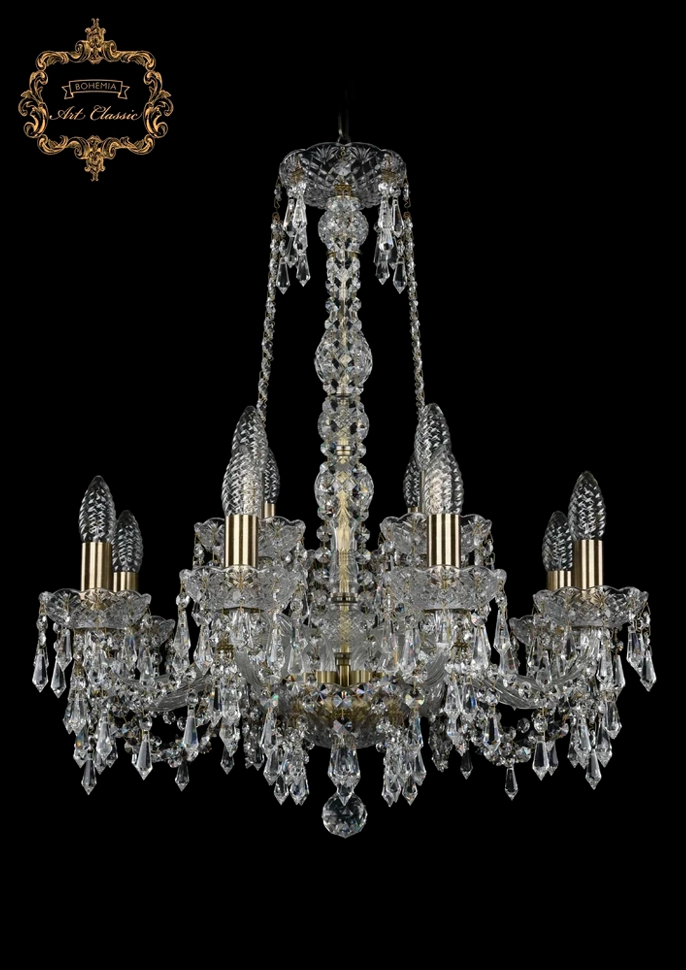 Подвесная люстра Art Classic 11.23 11.23.8+4.200.h-64.Br.Dr