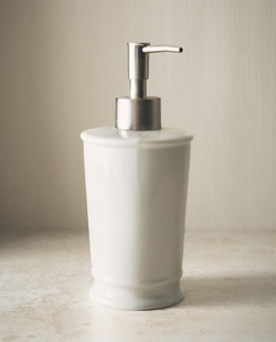 ZARA HOME КЕРАМИЧЕСКИЙ ДОЗАТОР ДЛЯ МЫЛА, ЭКРЮ