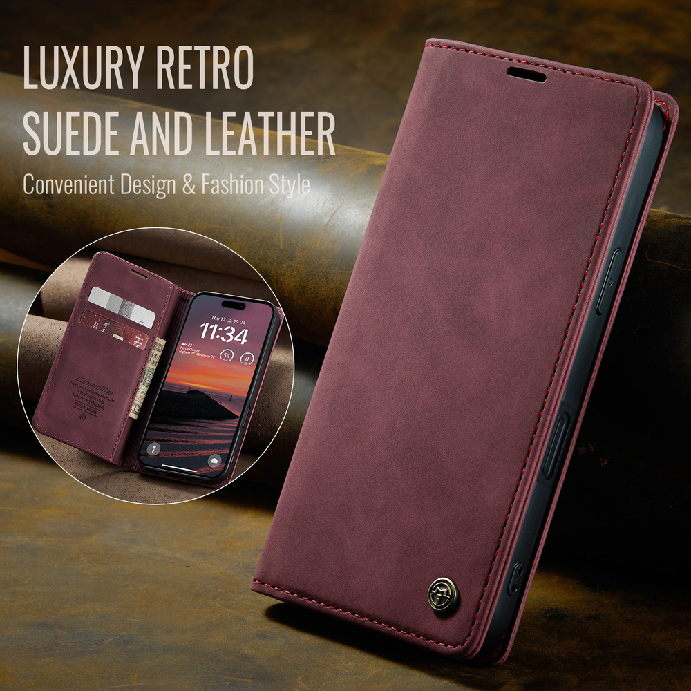 Чехол-книжка CaseMe Matte iPhone 17 Pro Max