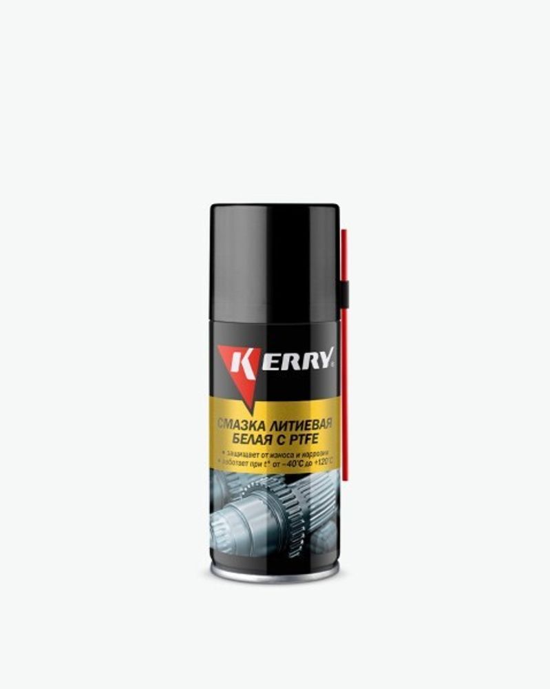 Смазка литиевая 210 мл белая с PTFE (аэрозоль) (KERRY)