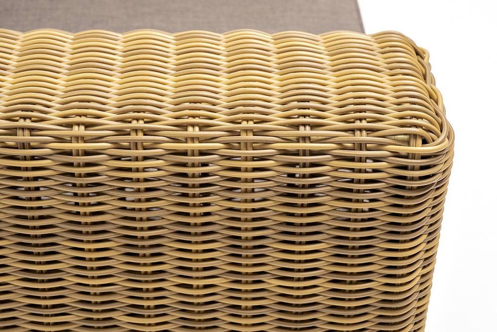 "Боно" лаунж-зона из искусственного ротанга, цвет соломенный