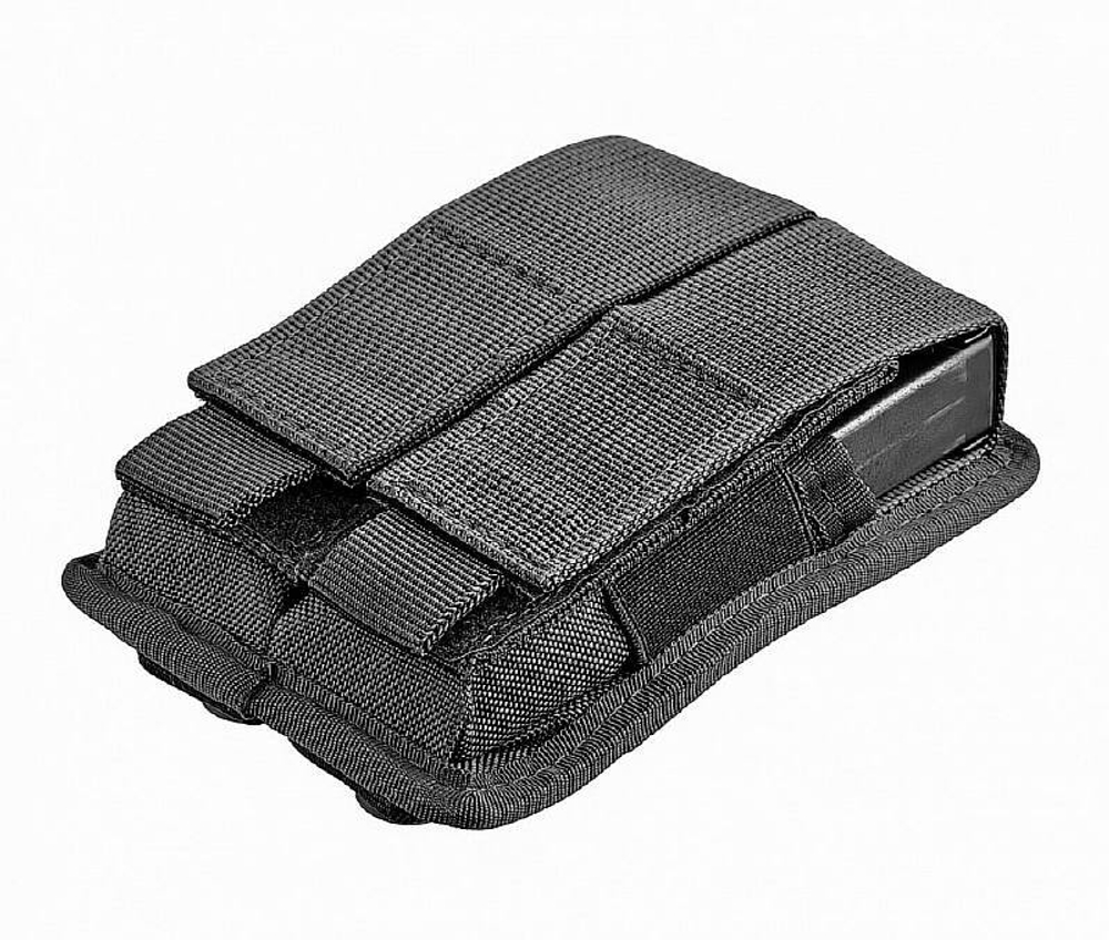 Сдвоенный универсальный чехол на 2 магазина черный Stich Profi