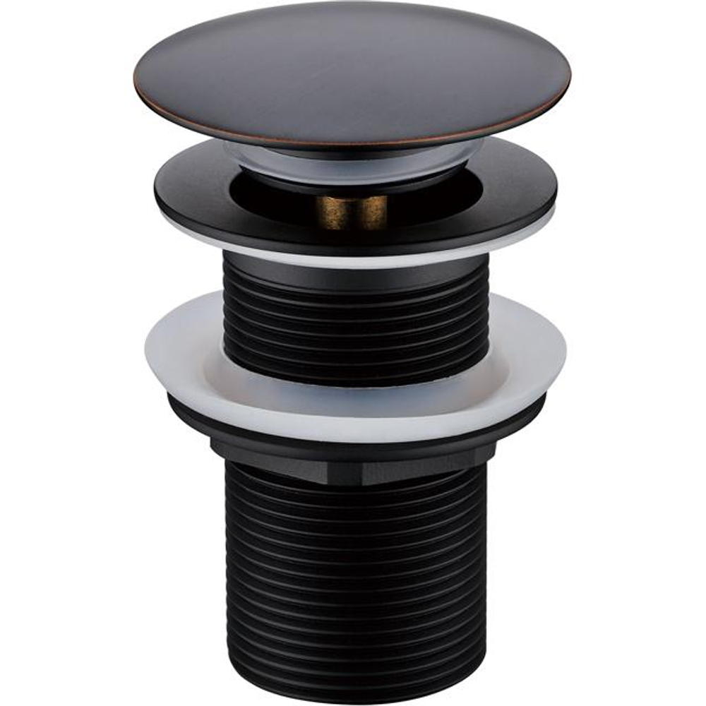 Слив для раковины Boheme 612-В BLACK, click-clack