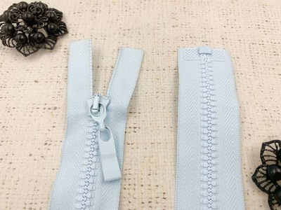 Молнии трактор АРТА-Ф 2076, Латвия, Т6, L 75 см, светло-голубой