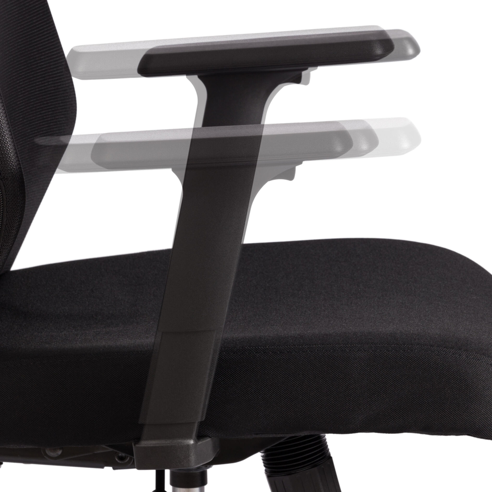 Кресло Matrix red ткань, черный, 66х70х123 см