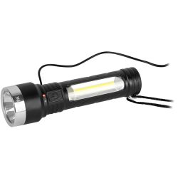 Светодиодный фонарь ЭРА UA-501 универсальный, аккумуляторный, COB+LED, 5 Вт, резина | Универсальные  фонари