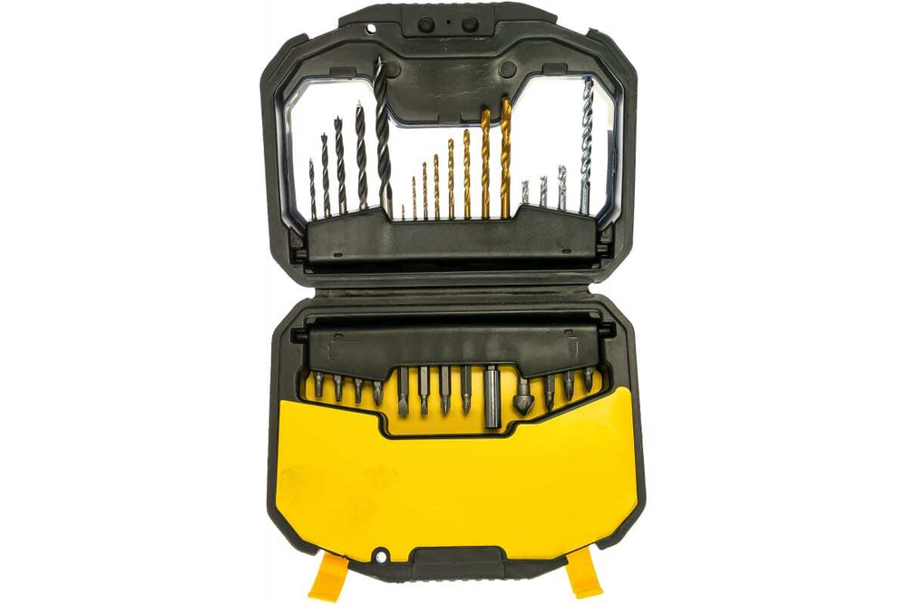 STANLEY, STA7183, Набор титановых сверл и бит New Family 30 шт, шт