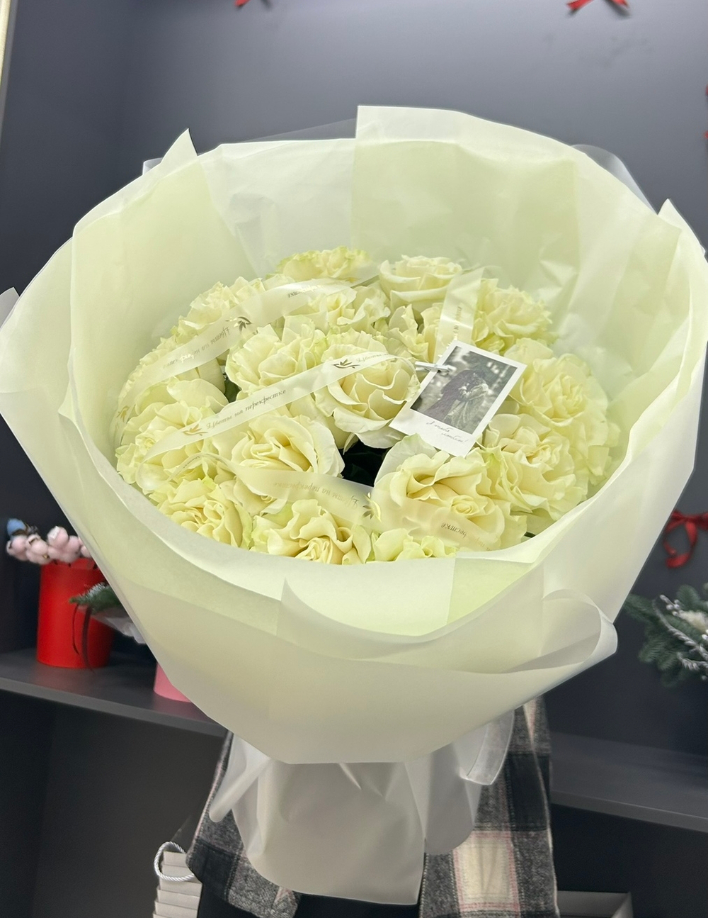 Французские розы (белые)