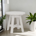 Журнальный столик, 60х60х56, Осло, деревянный, прикроватный, для дома и сада, белый, Dipriz