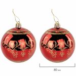 Шары ёлочные НАБОР 30 шт., 8 см/4 см, "Red&Gold", пластик, красные/золото, ЗОЛОТАЯ СКАЗКА, 592168