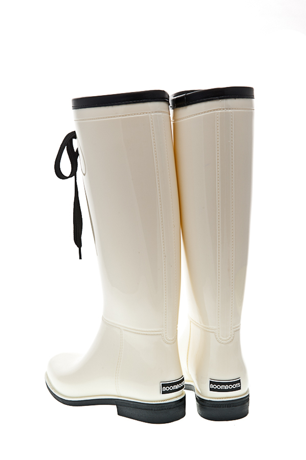 Сапоги BoomBoots White&Black (с утеплителем)