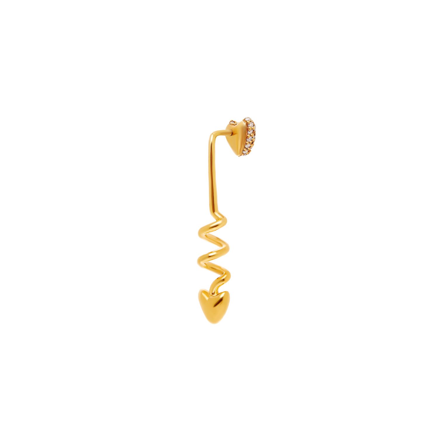 Моносерьга Love Shaft Earring – Gold