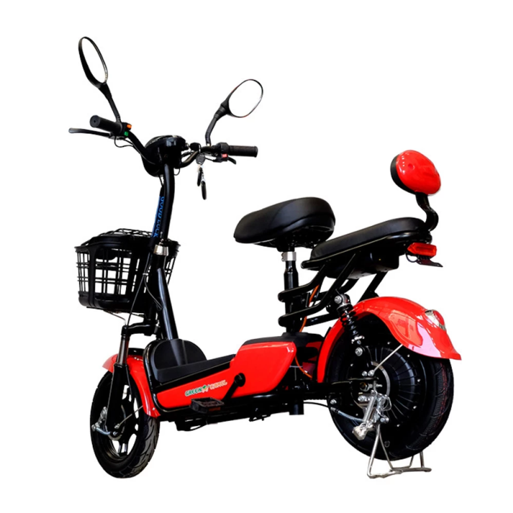 Электроскутер GreenCamel Тайфун 400 (48V 12Ah 400W) Красный