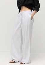 Брюки с фигурным краем