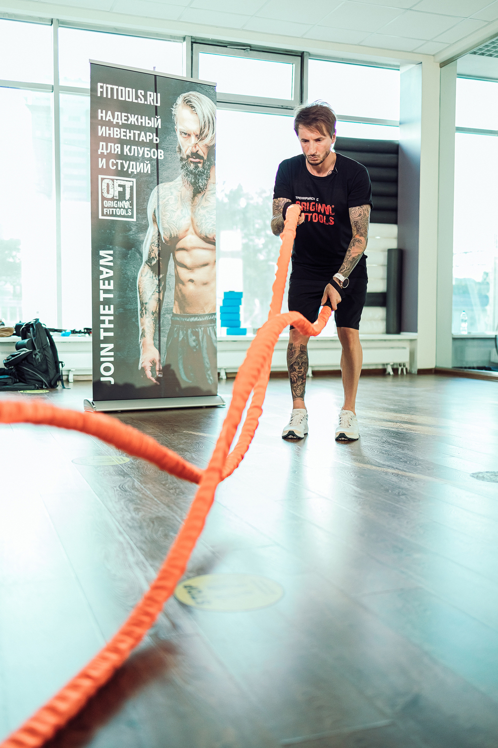 Канат для функционального тренинга 38 мм х 9,1 м