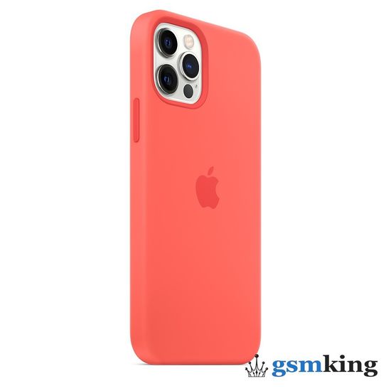 Apple Silicone Case with MagSafe iPhone 12 | 12 Pro Pink Citrus «Розовый цитрус» MHL03ZM/A