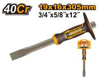 Зубило плоское с протектором 305х16х19 мм INGCO HCCL831916 INDUSTRIAL