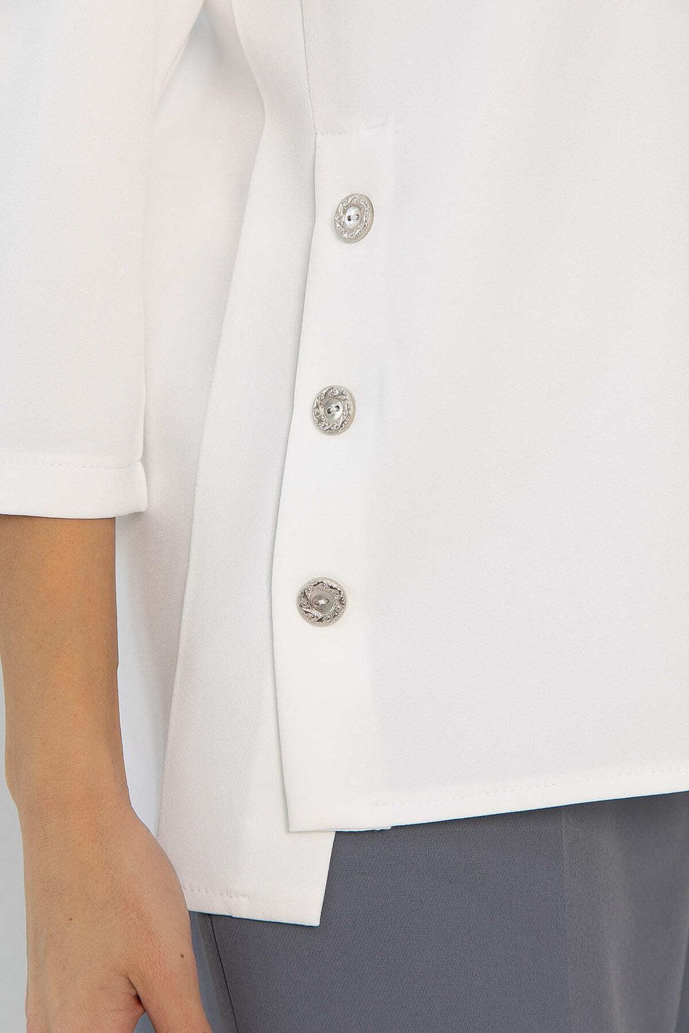 Блуза Аурия (белая) Б14217-48М LT Collection