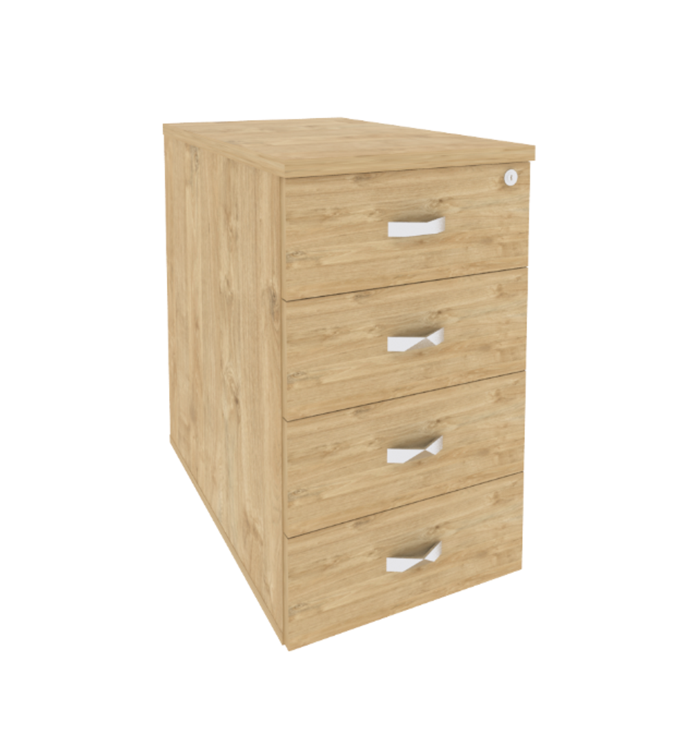 Тумба приставная 4 ящика Onix Direct