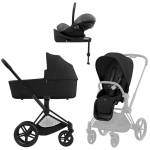Коляска Cybex Priam IV Matt Black complete Cloud G Lava Grey Base G 4 в 1 Sepia Black