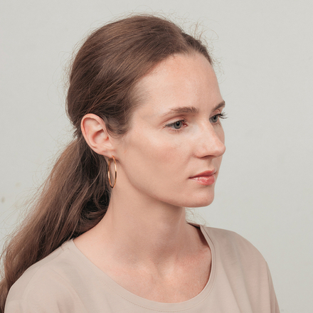 Серьги Fiore Luna Кольцо Fiore Luna 40 мм AWE2950-G-2-40mm