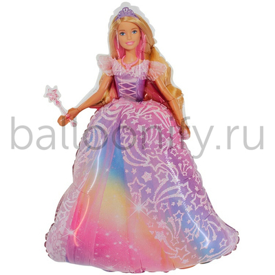 Шар (38''/97 см) Фигура, Барби, 1 шт.